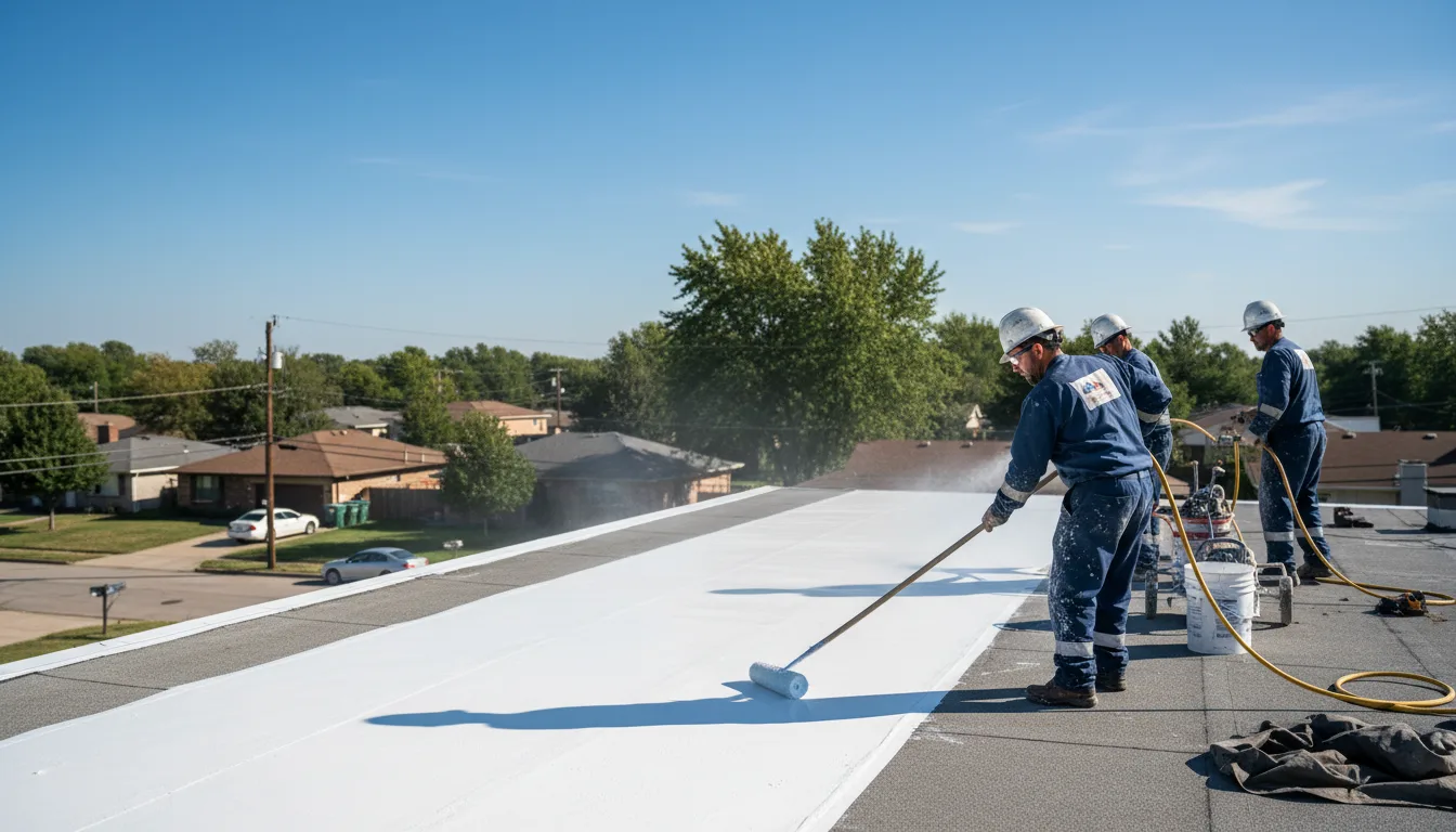 Commercial roof coating in Bakerstown, PA near me